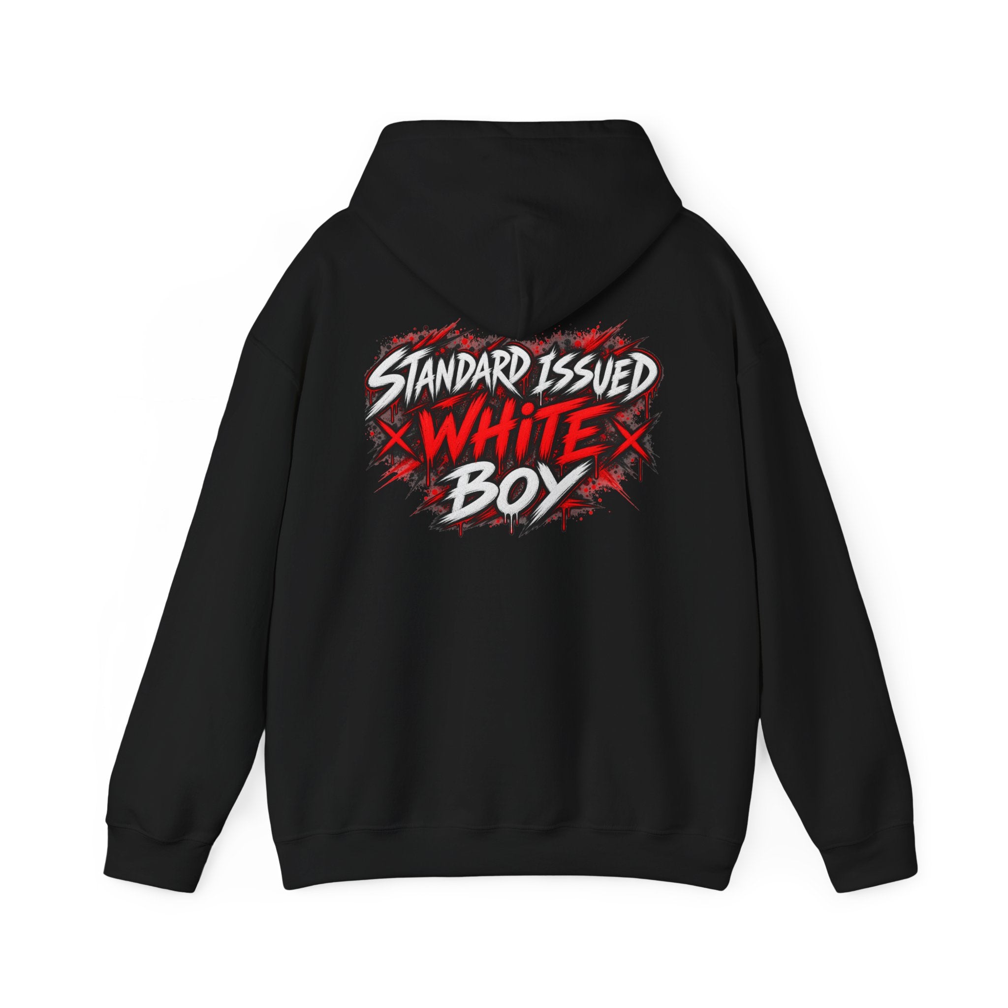 Standard Issued White Boy T-Shirt | Funny Back Print Graphic Tee