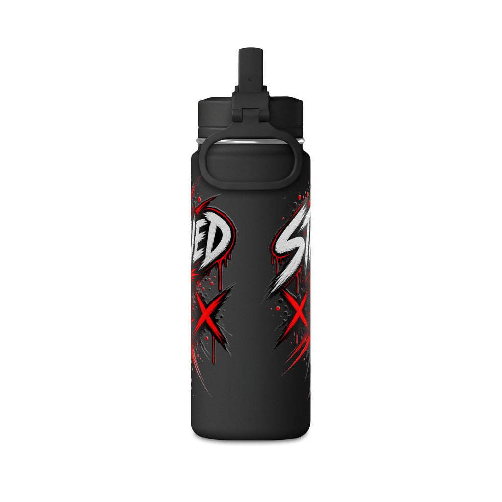 Standard Issued White Boy Tumbler | Funny Red & Black Cup | Sarcastic Gift for Him