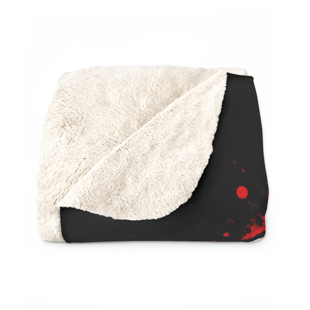 Standard Issued White Boy Sherpa Fleece Blanket
