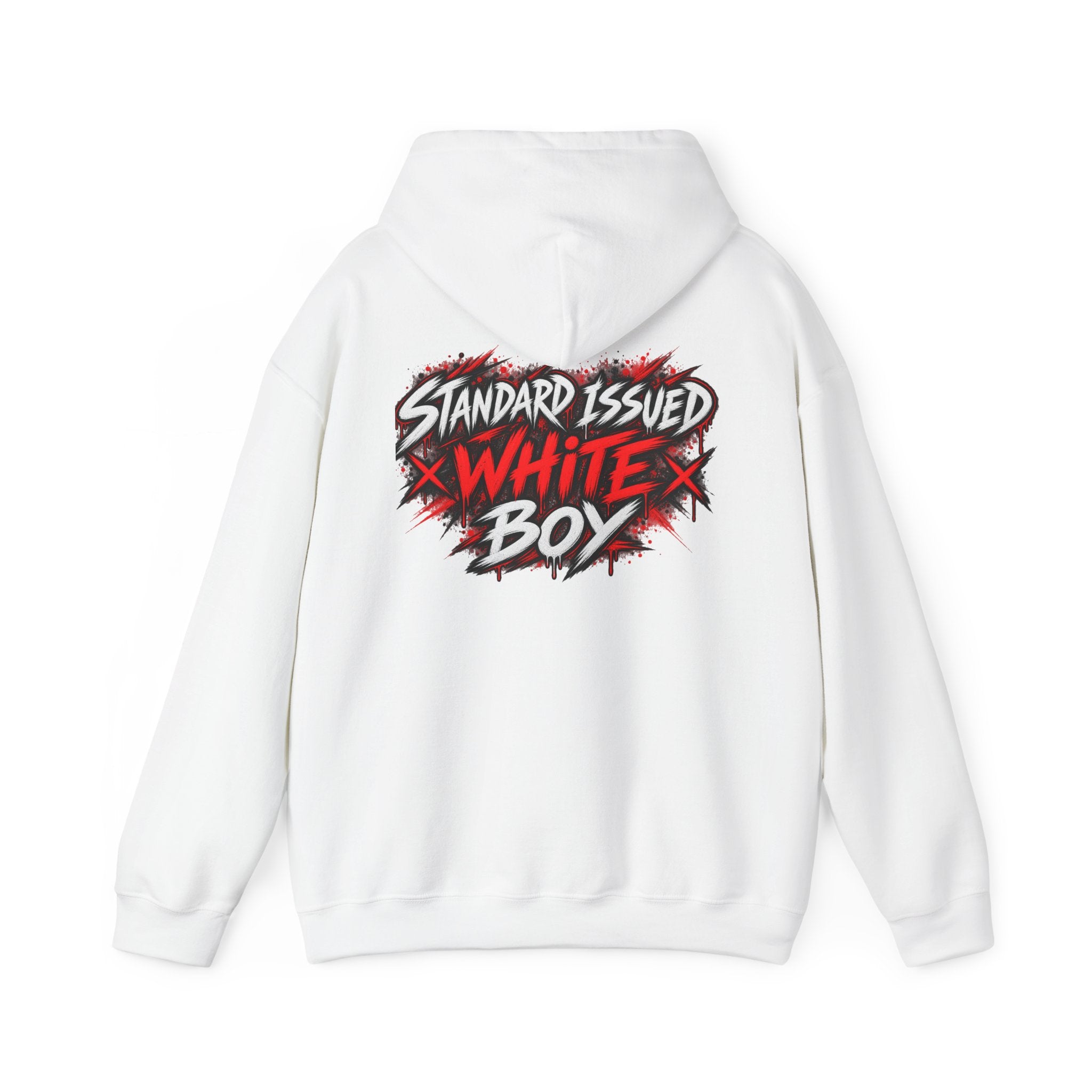 Standard Issued White Boy T-Shirt | Funny Back Print Graphic Tee