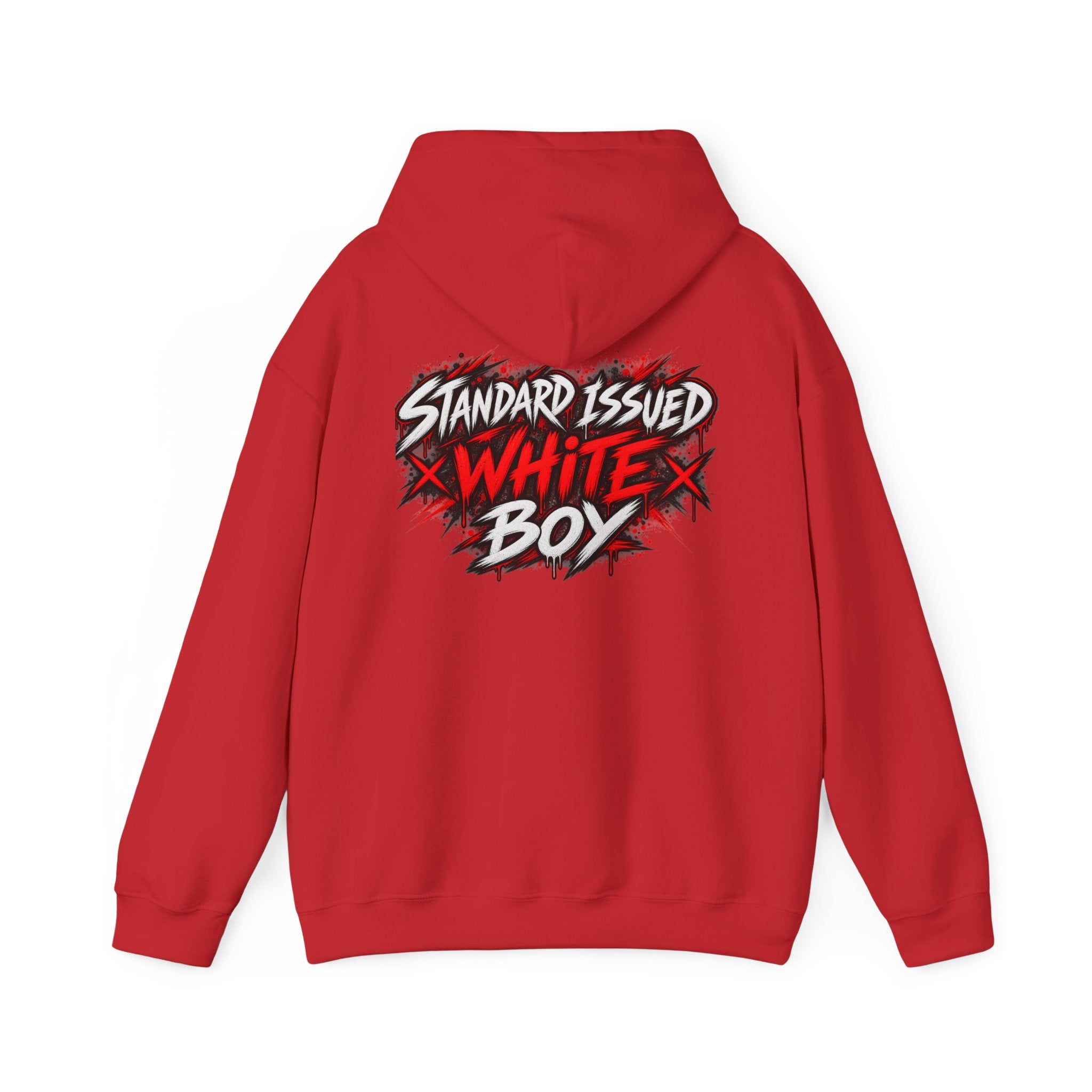 Standard Issued White Boy T-Shirt | Funny Back Print Graphic Tee